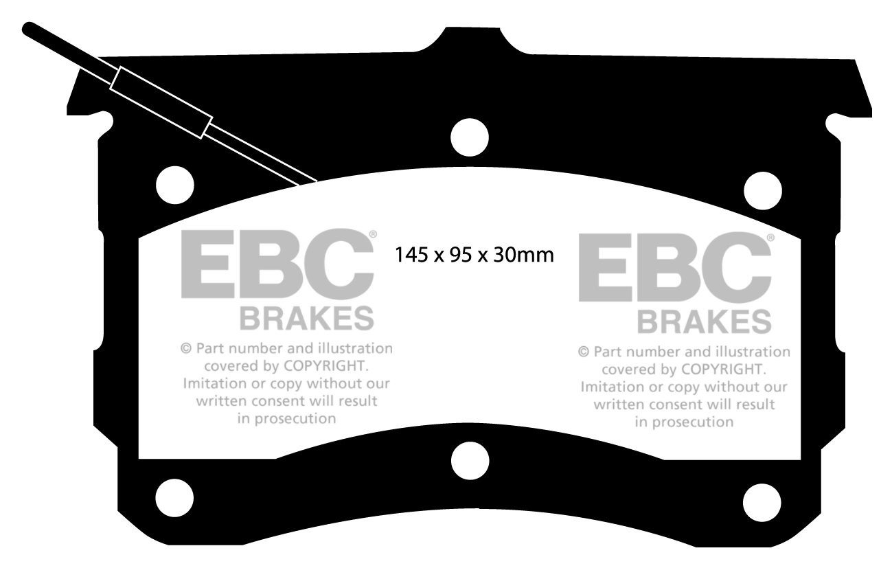 EBC Brakes SEAT Altea/Altea XL 1.4 2006-.. Remblokken voorzijde