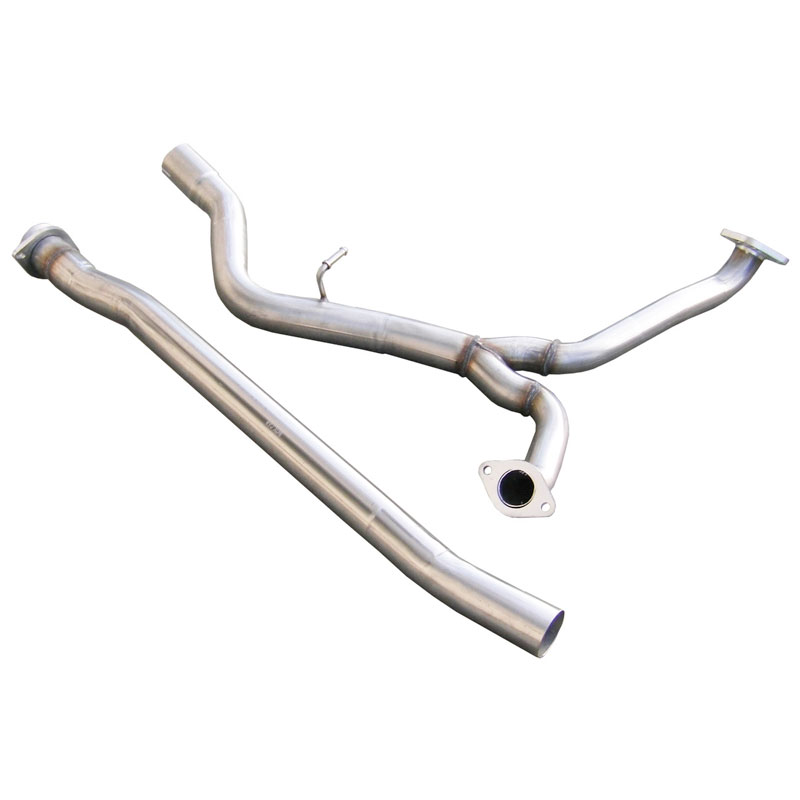 100% Inox Mid silencer  Subaru Impreza WRX STi (300HP) 2010- (Ø63,5mm)