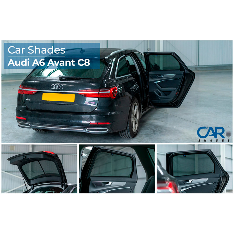 Set Car Shades  Audi A6 C8 Avant 2018- (6-pieces)