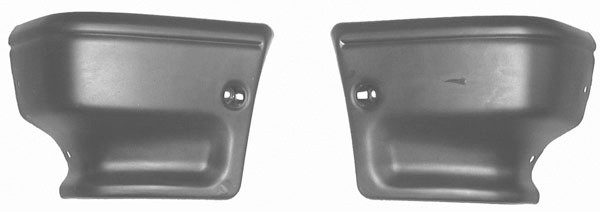 Bumper hoek rechts TARO/HILUX 89-91 GESPOTEN