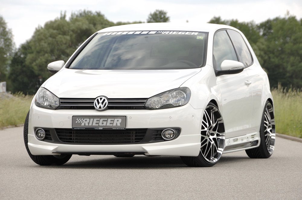 Voorspoilerlip VW Golf VI Rieger