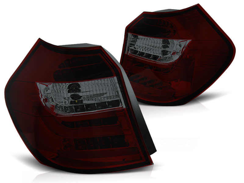 Achterlichten BMW E87/E81 Tube LED rood/smoke 04-07