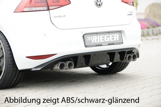 Achterbumper Diffusor Rieger VW Golf VII GTI 3-5 deurs