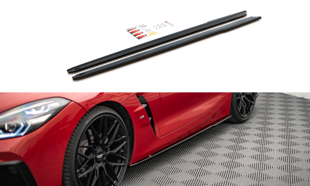 Zijskits BMW Z4 M-Pakket G29 glanzend zwart
