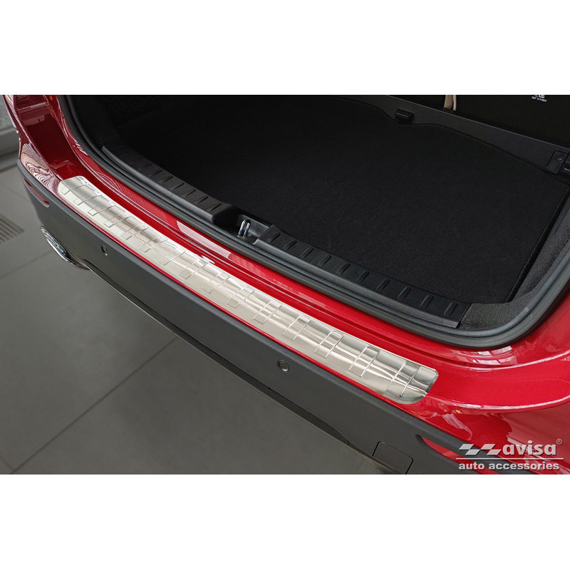 Stainless Steel Rear bumper protector  Mercedes GLA-Class II H247 2020- 'Ribs'