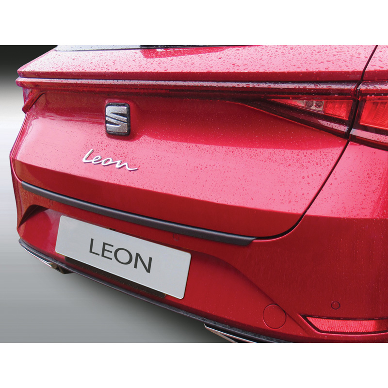 ABS Rear bumper protector  Seat Leon IV ST Sportstourer 2020- Black