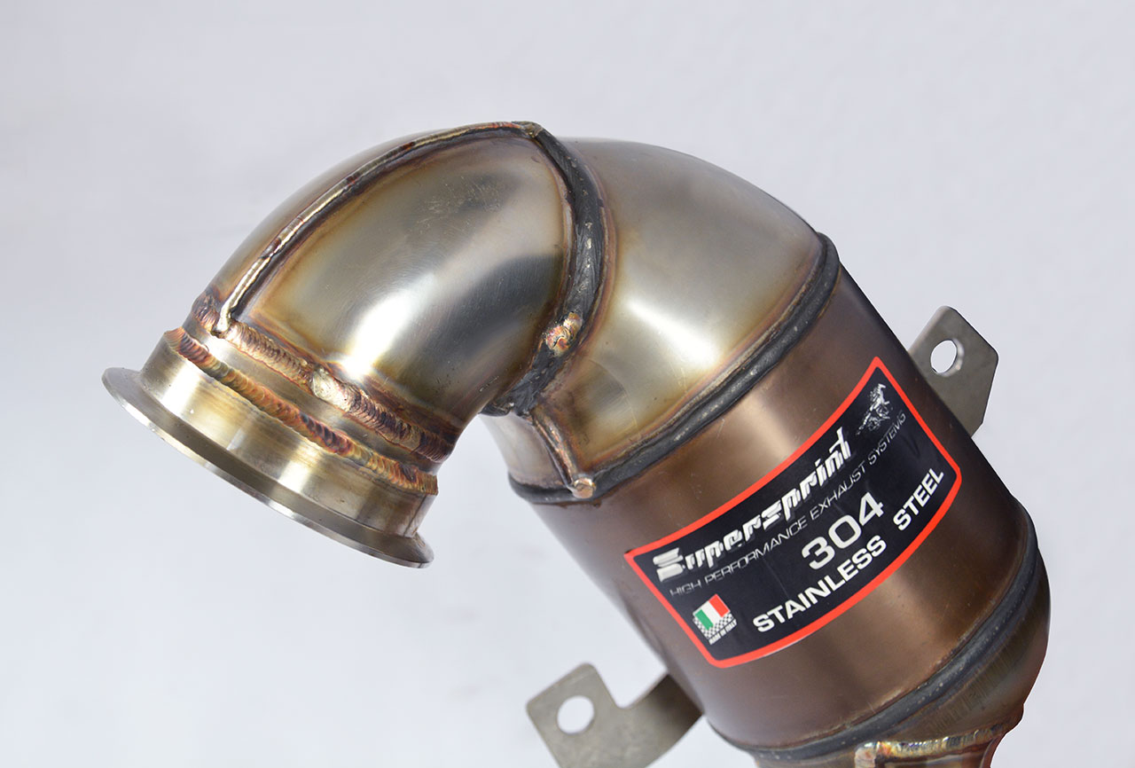AUDI A3 8V Cabrio 1.8 TFSI (180 Hp) 2012 -> 2015 Turbo downpipe kit + Metallic catalytic converter 2