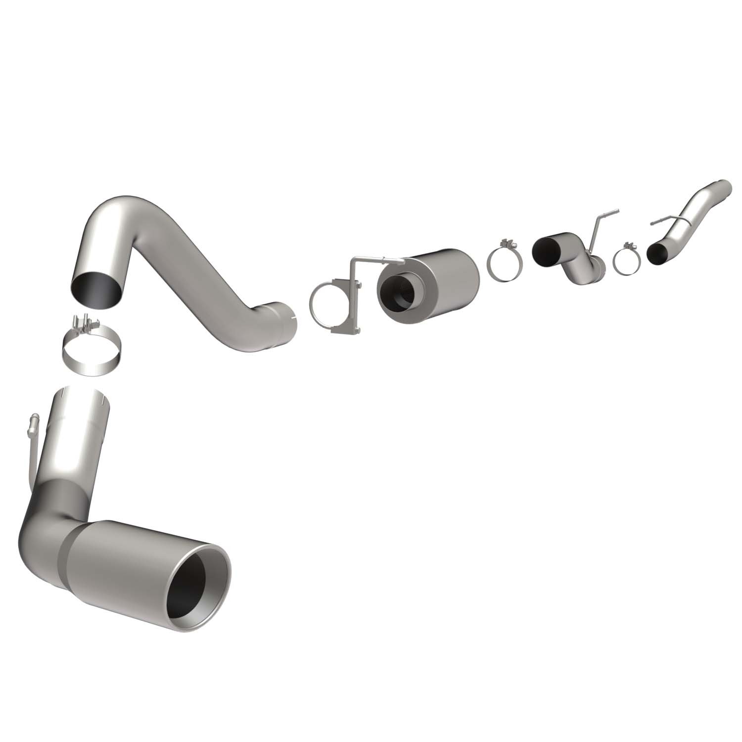 Gm Cat-Back 06- GM Duramax 6.6L CC/SB Magnaflow Cat-Back