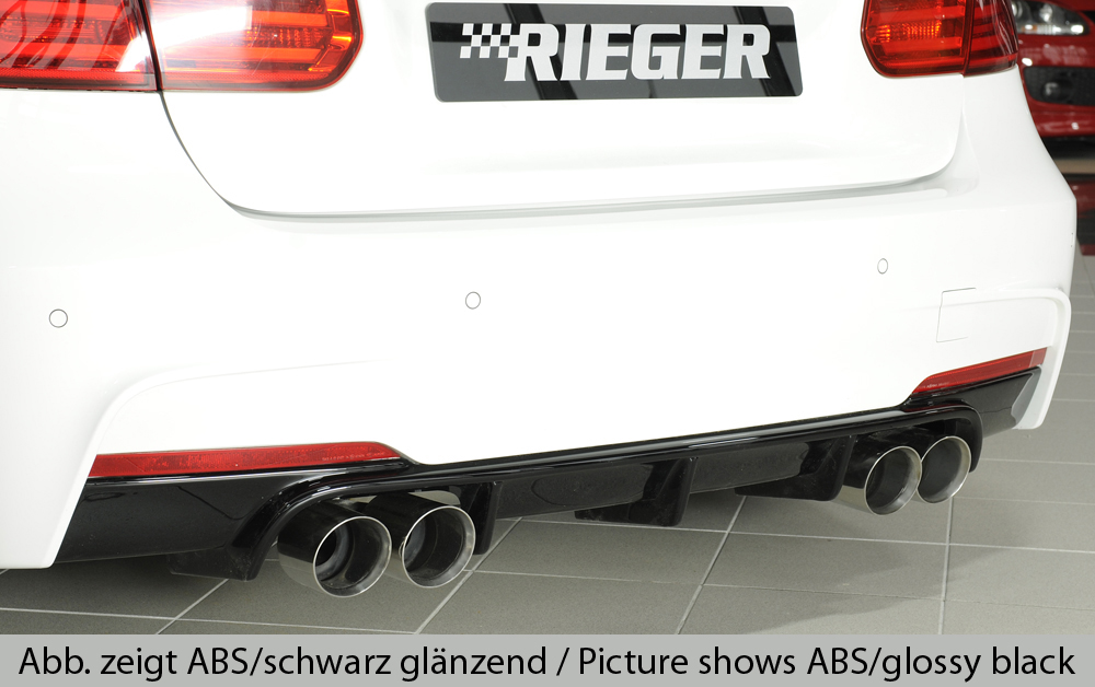 Achter Diffuser BMW 3 serie F30/F31 2012-... Carbon Look Rieger