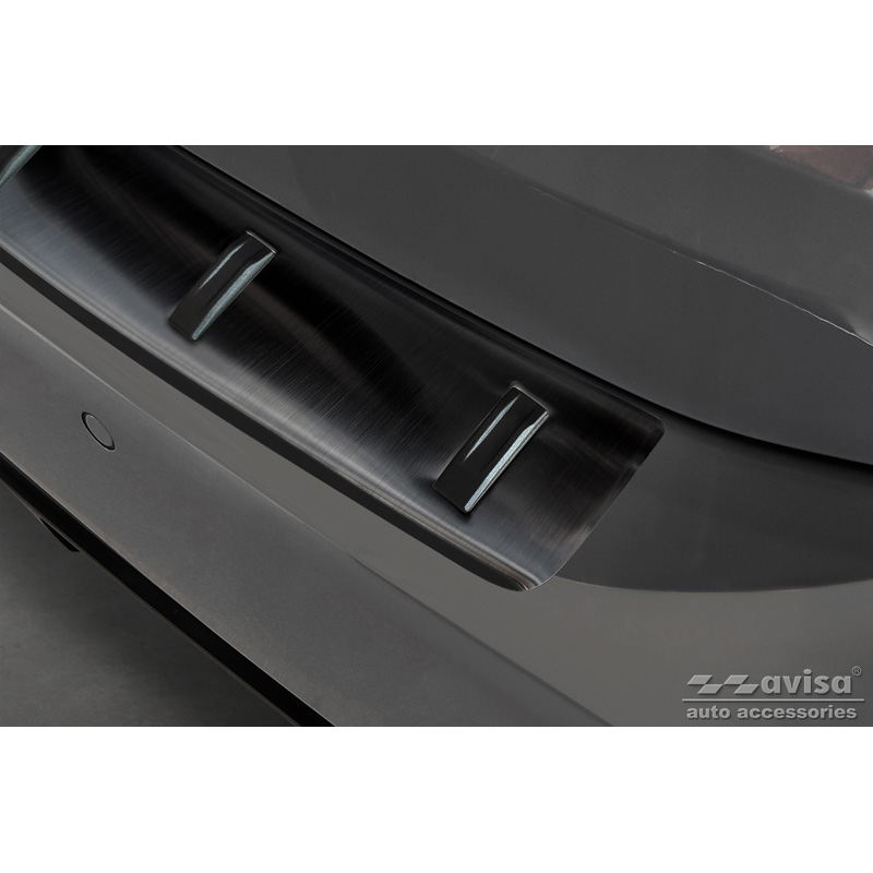 Black Stainless Steel Rear bumper protector  BMW 2-Series (U06) Active Tourer (incl. M-pack) 2021- 'STRONG EDITION'