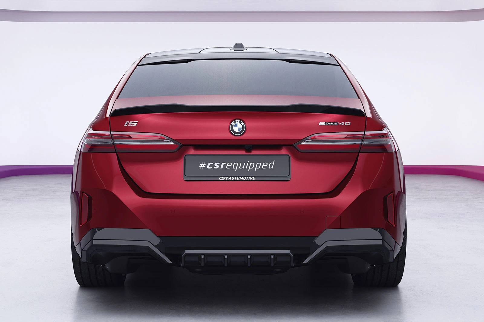 Hoge spoiler met ABE voor BMW 5 Serie G60 / i5 G60E Sedan CSR