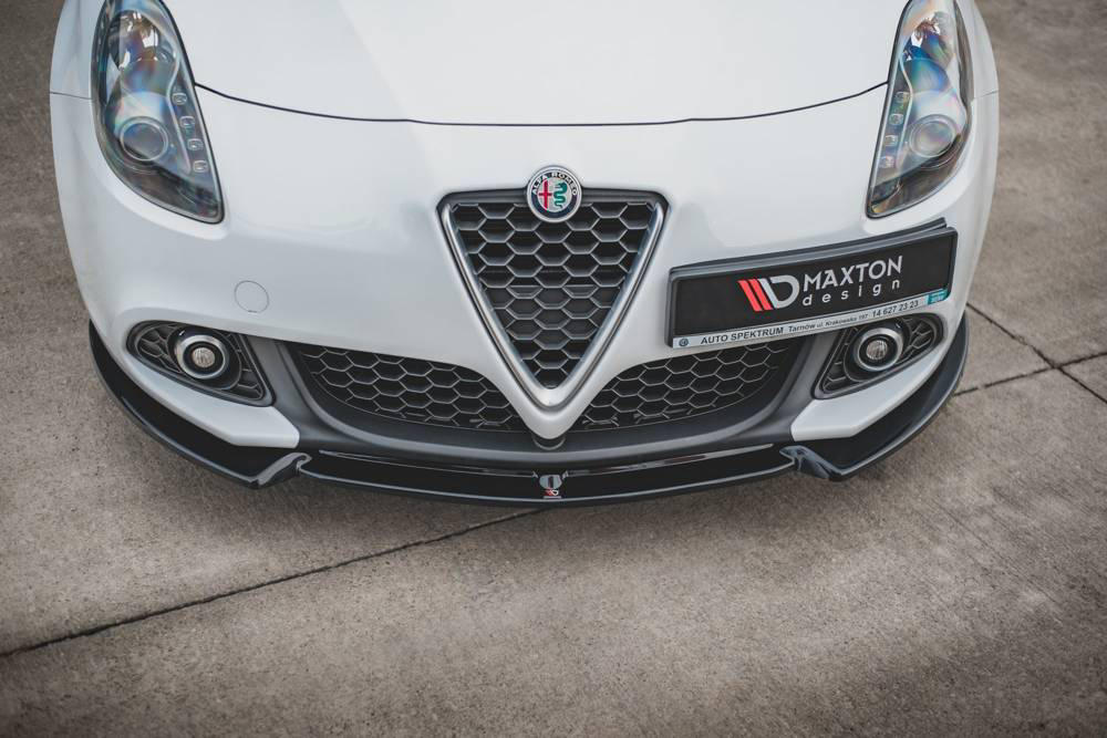 Voorspoiler V.3 Alfa Romeo Giulietta Facelift Glanzend Zwart
