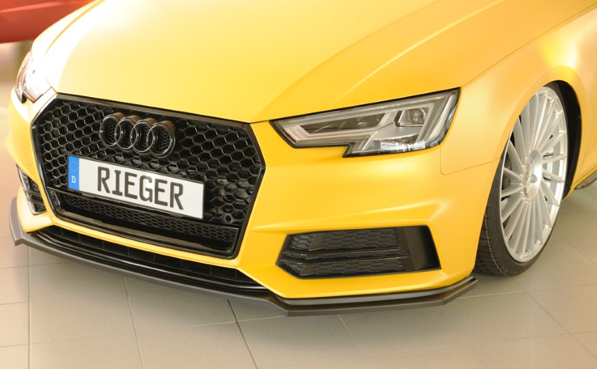Voorspoiler Audi A4/S4 B9 Rieger