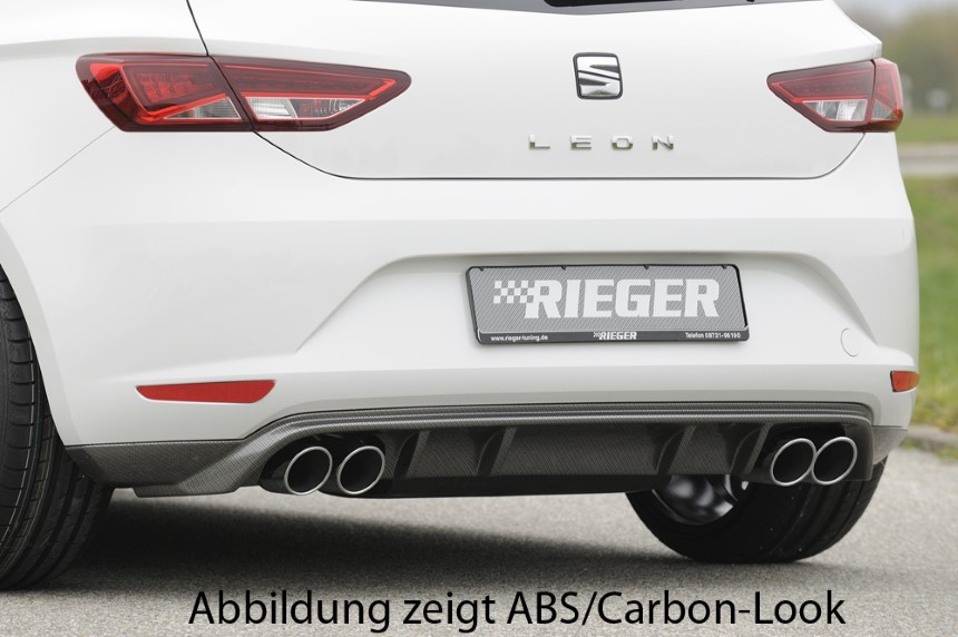 Diffuser Seat Leon F5 Rieger dubbele uitlaat links + rechts