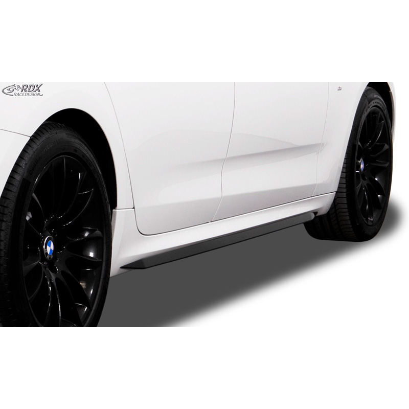 Side skirts 'Slim'  BMW 5-Series F07 GT 2009- (ABS glossy black)