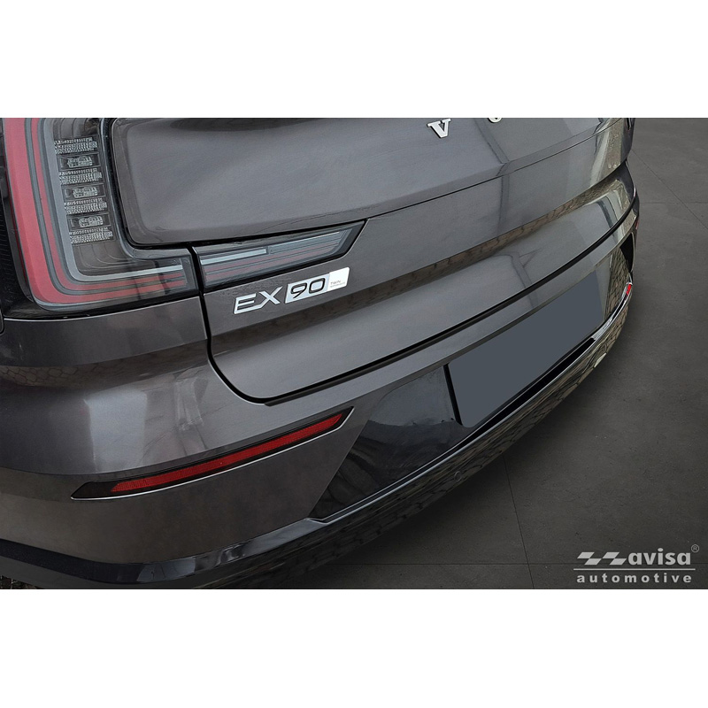 Avisa Stainless Steel Rear Bumper Protector  Volvo EX90 2022- - High Gloss Black