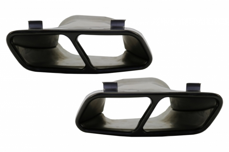 Diffusor Mercedes W176 A45 AMG look zwart