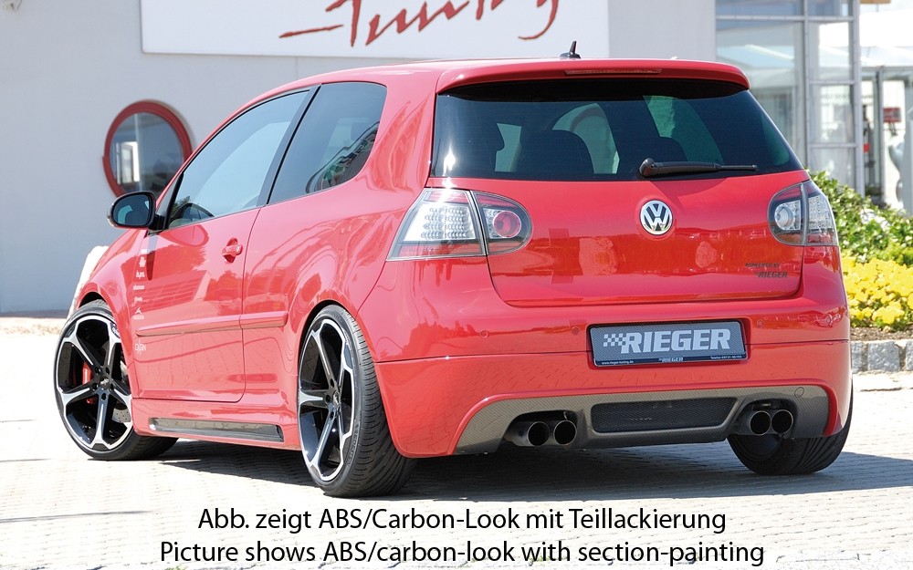 Achterbumper Diffusor VW Golf V GT/GTI Rieger