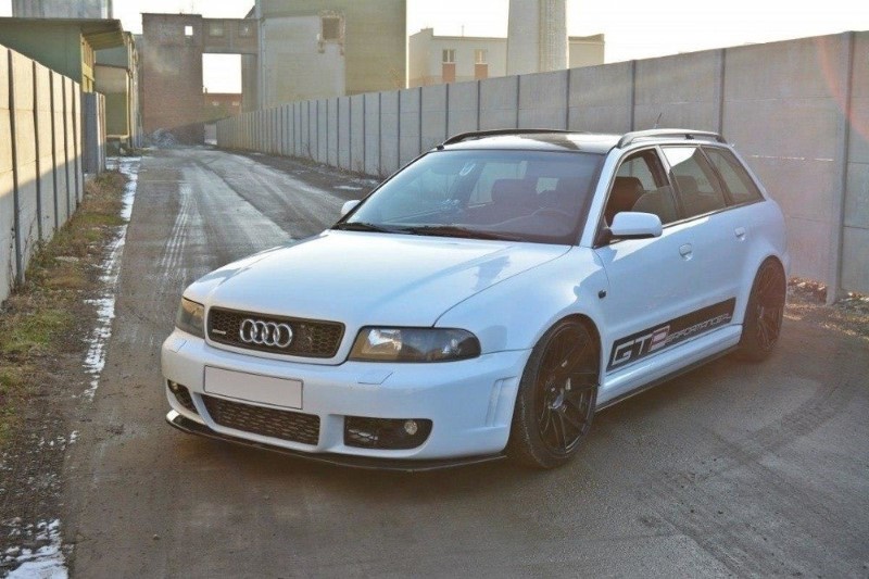 Zijskirts Diffusers Audi RS4 B5 Glanzend Zwart