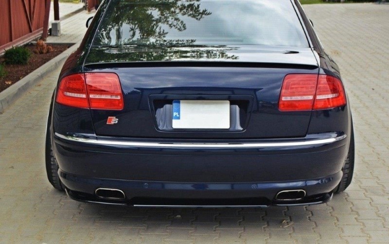 Achterzijde Spoilers Audi A8 W12 D3 Glanzend Zwart