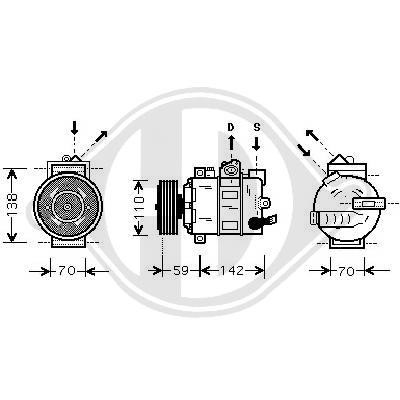 Compressor Audi A3 8P 03-08