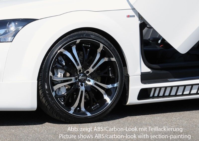 Sideskirts Audi TT 8J ABS Carbon-look Rieger