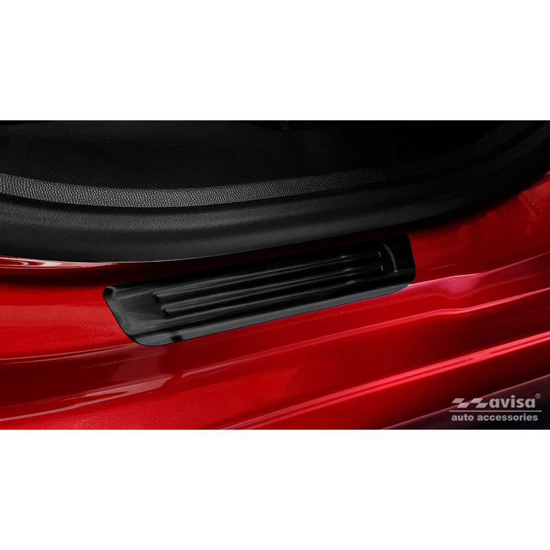 Zwart RVS Instaplijsten  Opel Corsa F HB 5-deurs 2019- 'Special Edition' - 4-delig (excl. Equipment Ultimate)