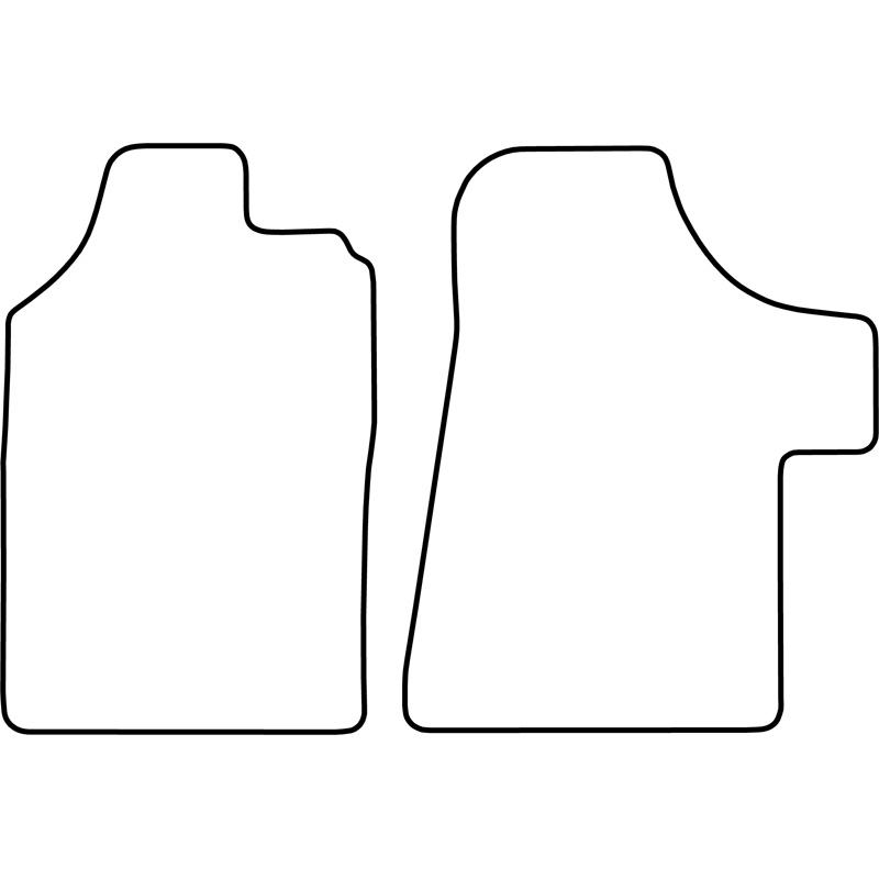 Automatten  Mercedes Vito 2004-2010 (alleen voor)