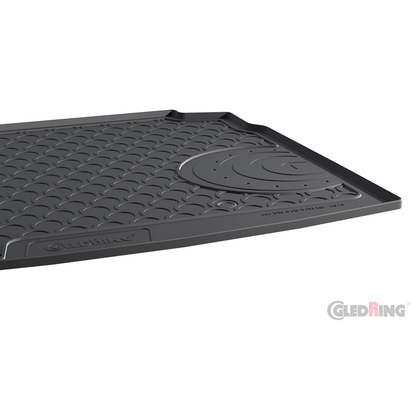 Rubbasol (Rubber) Trunk mat  Volkswagen Golf V & VI HB 3/5-doors 2003-2012 (with mini spare tire)