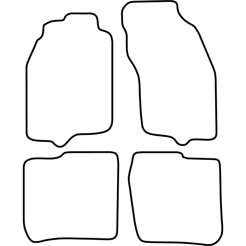 Set velour car mats  Volvo S40/V40 1995-1999