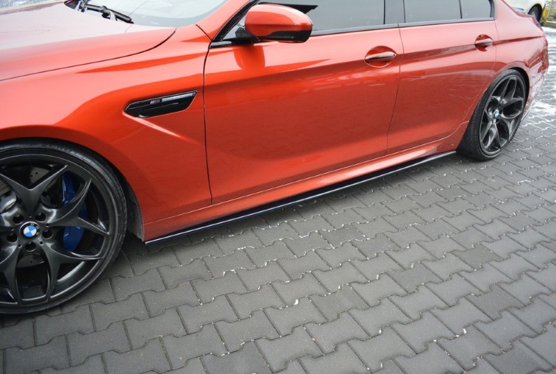 Zijskirts Diffusers BMW M6 GRAN COUPÉ Glanzend Zwart