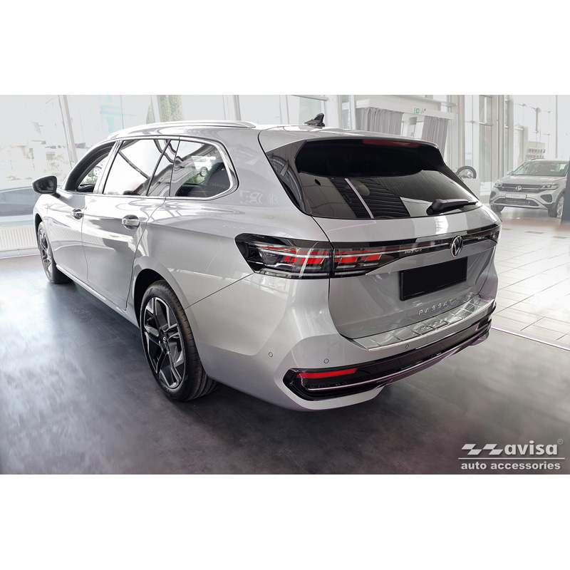 RVS Instaplijsten  Volkswagen Passat Variant (CJ5) incl. R-Line & Hybrid 2024- / Skoda Superb IV Combi 2024- 'Lines' - 4-delig