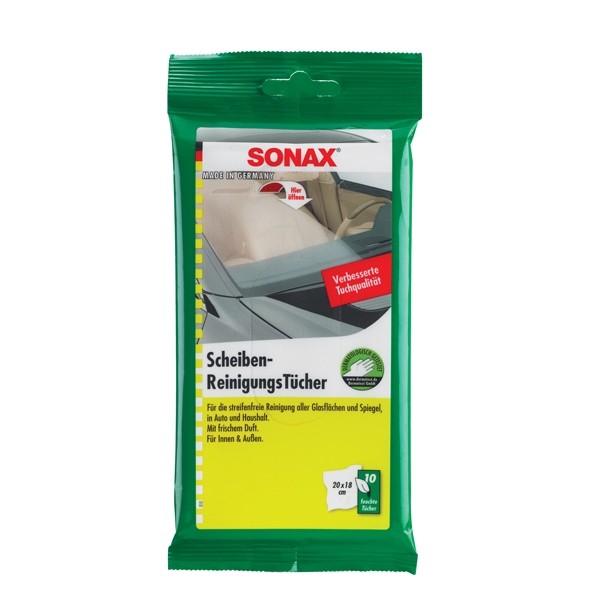 SONAX Ruitenreinigingsdoek 10st