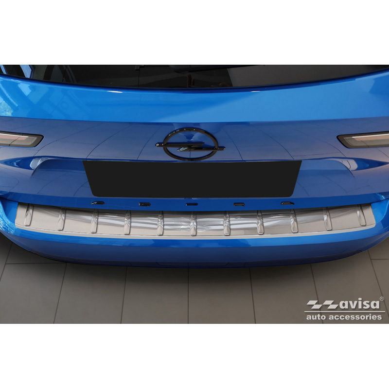 Stainless Steel Rear bumper protector  Opel Astra L Sportstourer 2022- 'Ribs'