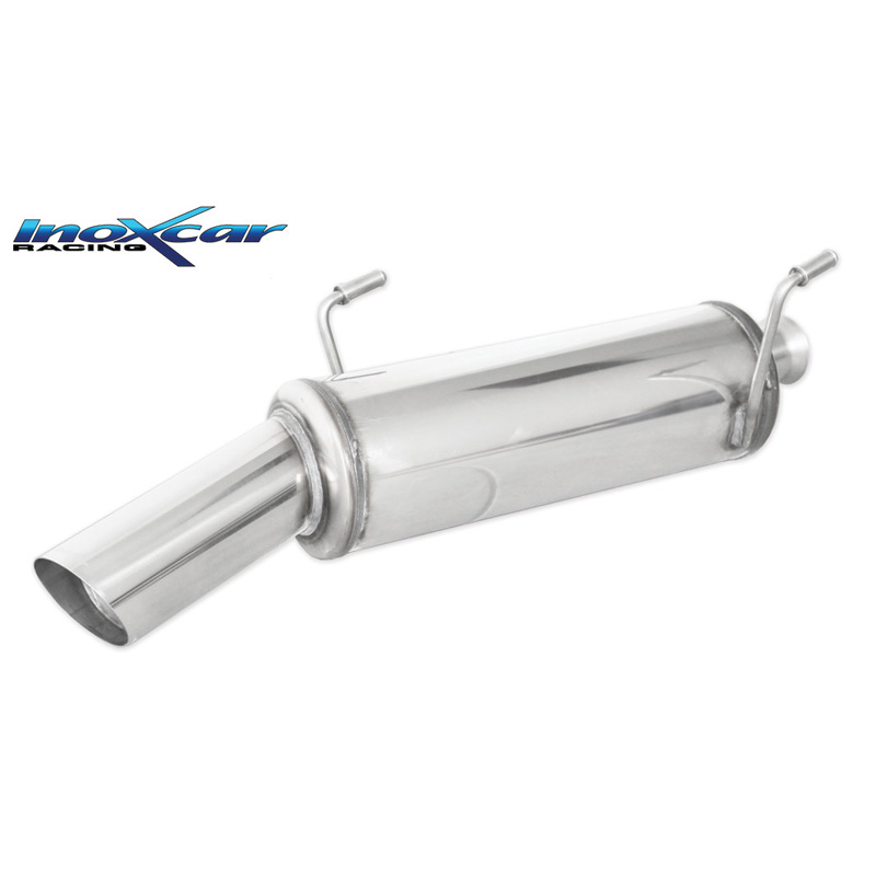 100% Inox Sport Exhaust  Peugeot 206 HDI 1.6 110hp 2004-2006 1x90mm Rally