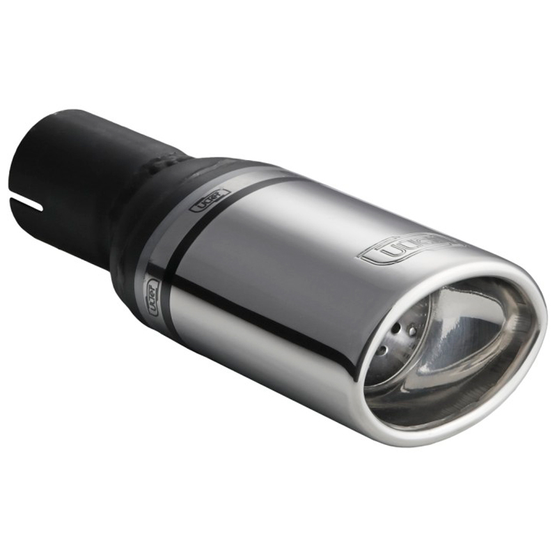 Ulter Sport Exhaust finisher - Oval 95x65mm - Length 200mm - Installation ->50mm - Inox