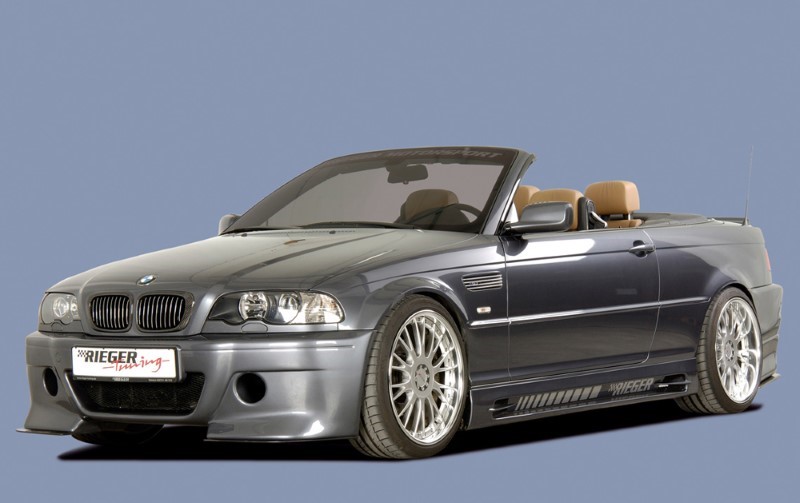 Voorbumper CS look BMW E46 coupe/cabrio Rieger