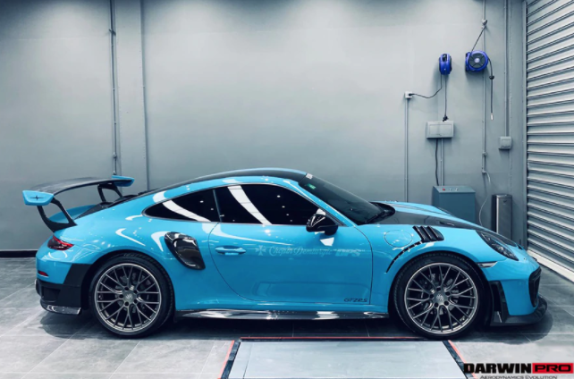 Porsche 911 991.2 Carrera/Targa 4/4S GT2RS Style Carbon Fiber Quarter Panel Side Scoops 2016-2018