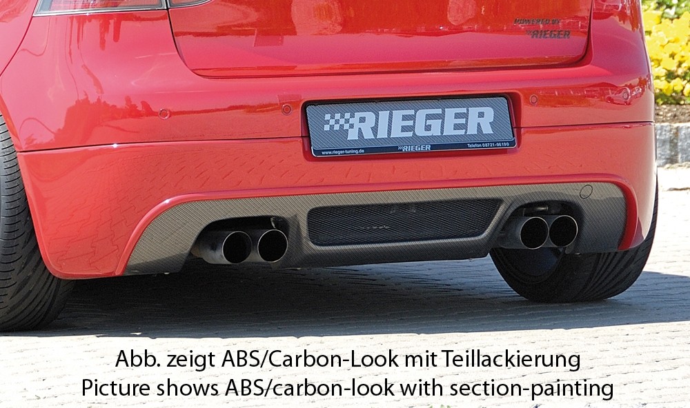 Achteraanzet Carbon VW Golf V GT/GTI Rieger