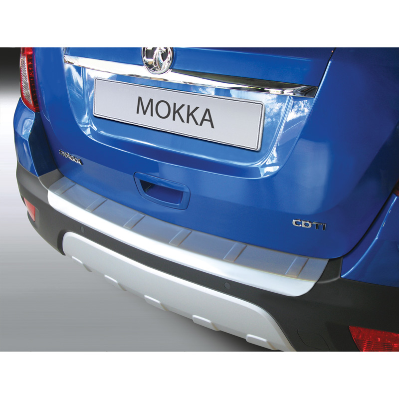 ABS Rear bumper protector  Opel Mokka 2012- Silver