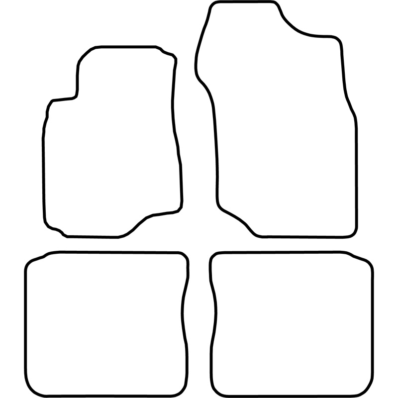 Automatten  Mitsubishi Lancer 2004-2008